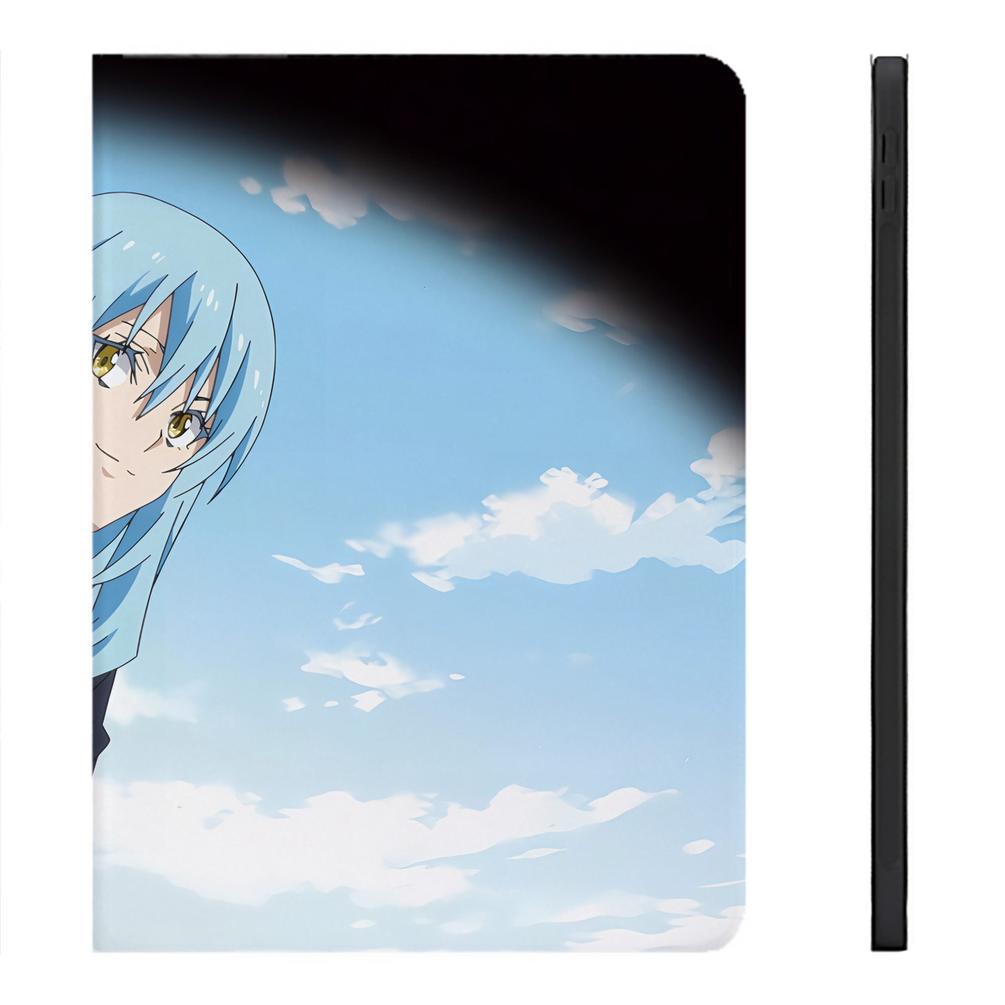（画像用） 転スラ Regarding Reincarnated to Slime IPadケース ペンホルダー付き ブックスタイルデザイン